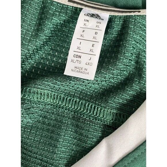 Adidas Woven Football Practice Jersey A1 Stock J Green GG7396 Men’s Sz XL NEW - Picture 4 of 14